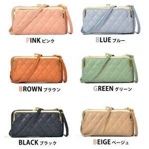 がま口 長財布 レディース スマホポーチ がま...の詳細画像4