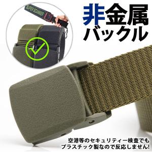 作業用ベルト メンズ カジュアル ナイロンベル...の詳細画像3