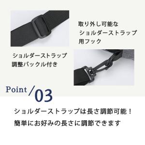 ショルダーバッグ メンズ 小さめ スマホポーチ...の詳細画像3