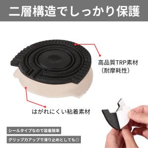 ヒールプロテクター スニーカー 滑り止め 2枚...の詳細画像3