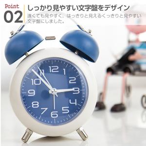 目覚まし時計 アナログ 大音量 アラーム 起き...の詳細画像3
