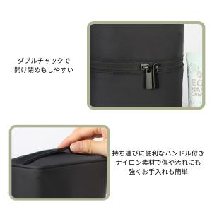メイクポーチ バニティ 大容量 自立 縦型 仕...の詳細画像3