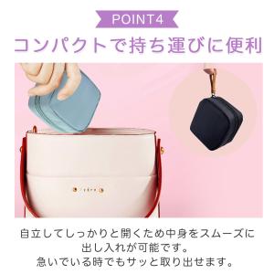 コスメポーチ 収納 中学生 小さめ 自立 仕切...の詳細画像4