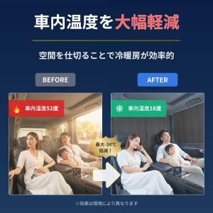 車用カーテン 車 カーテン 車中泊 サンシェー...の詳細画像2