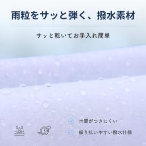自転車 レインコート レインポンチョ 前かご対...の詳細画像5