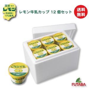 フタバ食品 レモン牛乳アイス カップ12個セット FN020｜fkd-netplaza