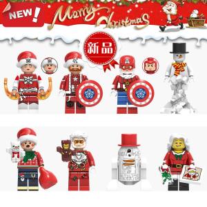 ブロック互換 レゴ 互換品 レゴミニフィグ クリスマス サンタクロース レゴブロック LEGO 誕生日 プレゼント｜fkd-shop