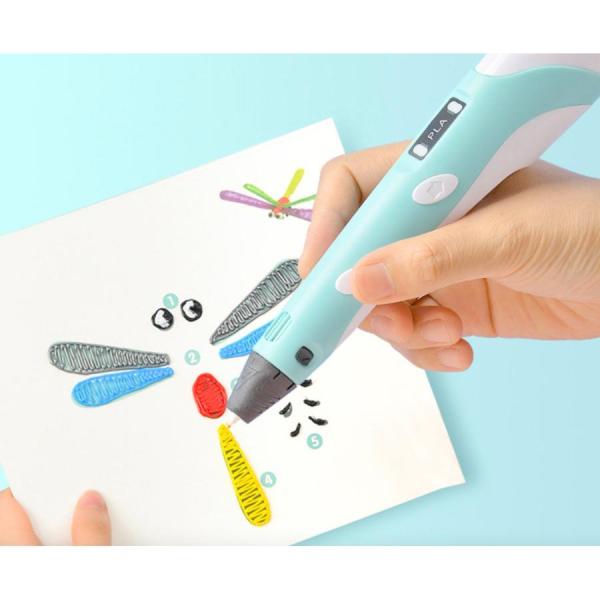 3Dプリントペン デジタルディスプレイ想像力開発高温子供用3Dペン 男の子用 家庭用