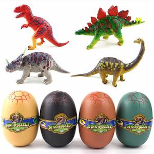 恐竜 ４D パズル ザウルス DX ジュラ紀 恐竜の卵 4個セット 組み立て フィギュア おもちゃ｜fkd-shop