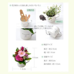 花とコーヒーのセット ガーベラカップアレンジと...の詳細画像4