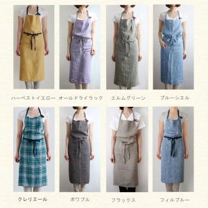 Lino e Lina リネンマノンフルエプロ...の詳細画像3