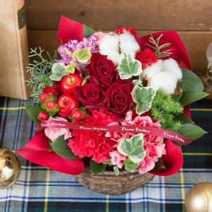 クリスマス 花 ギフト バラのクリスマスアレン...の詳細画像3