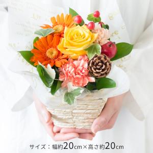秋限定アレンジ 初秋に贈る 彩アレンジ 即日発...の詳細画像3