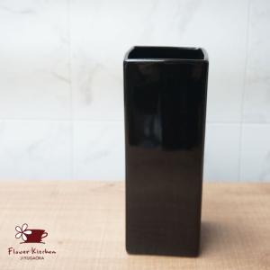 フラワーベース　陶器　花瓶　インテリア雑貨　FKRSL　GHフラワーベース002-B/BK｜fkjiyugaoka