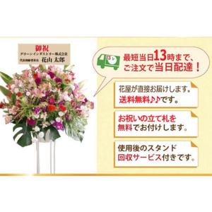 御祝スタンド花 当日配達 指定日配達 イーフロ...の詳細画像1