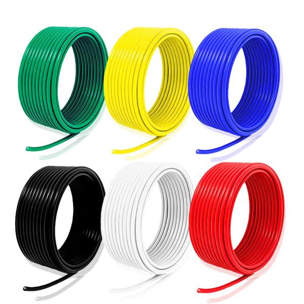 KIV 電線 2SQ 切り売り(1ｍ〜100ｍ) 絶縁キャップ付 黒,白,赤,緑,黄,青 600V ...