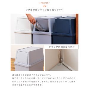 ゴミ箱 屋外 分別 おしゃれ キャスター キッ...の詳細画像4