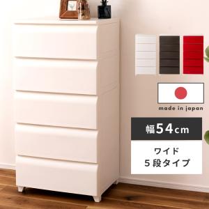 人気定番 4696日本製 ホコリが入りにくい プラスチック 幅54cm 5段