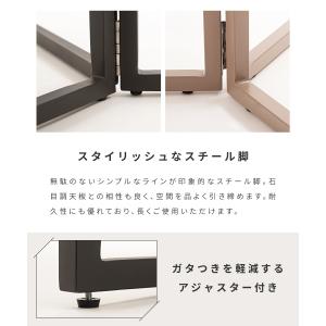 カフェテーブル 折りたたみ 幅90 幅60 ス...の詳細画像4