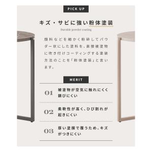 カフェテーブル 折りたたみ 幅90 幅60 ス...の詳細画像5