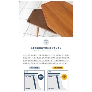 こたつテーブル 80cm コンパクト 小さめ ...の詳細画像4