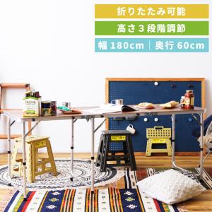 東谷 アウトドアテーブル 折りたたみ 木製 90cm パラソル穴付き