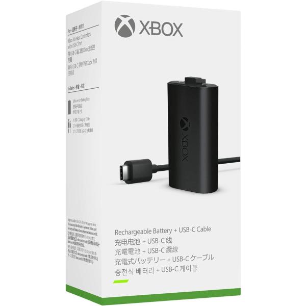 Xbox 充電式バッテリー + USB-C ケーブル コントローラー用バッテリー