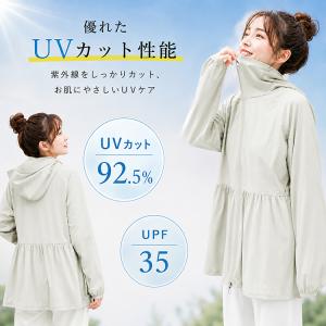 UVカットパーカー ラッシュガード レディース...の詳細画像4