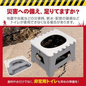 簡易トイレ 携帯トイレ 折りたたみ トイレ 簡...の詳細画像1