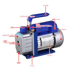真空ポンプ エアコンガスチャージ R410A ...の詳細画像5