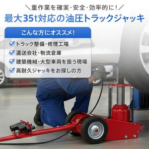 トラックジャッキ 油圧 耐荷重 35t 低床 ...の詳細画像1