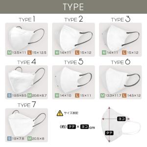 マスク 不織布 立体 10枚 立体マスク 3d...の詳細画像2