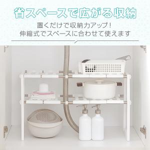 キッチンラック 調味料ラック キッチン 2段 ...の詳細画像1