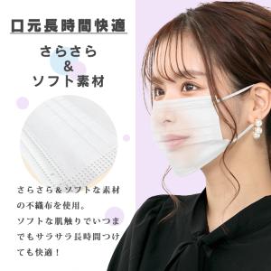 マスク 不織布 100枚 不織布マスク プリー...の詳細画像3