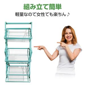 キッチンワゴン キャスター付き スリム 3段 ...の詳細画像2