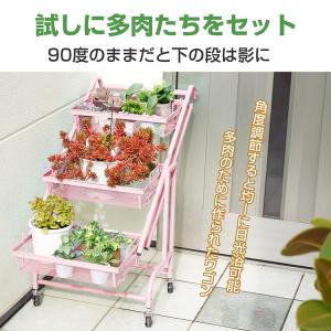 キッチンワゴン キャスター付き スリム 3段 ...の詳細画像4