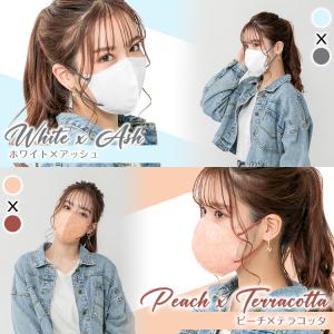 マスク 不織布 3D 立体 3層 小顔 花粉対...の詳細画像5