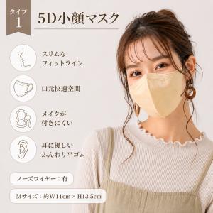 マスク 不織布 50枚 3D立体 バイカラー ...の詳細画像5