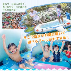 プール 家庭用 ビニールプール 折りたたみプー...の詳細画像2