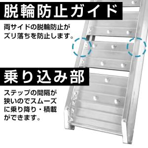 ラダーレール 折りたたみ 軽量 アルミブリッジ...の詳細画像5
