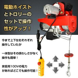 電動ホイスト 100v 500kg リモコン付...の詳細画像1