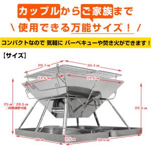 バーベキューコンロ バーベキューグリル bbq...の詳細画像2