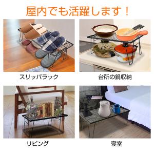 フィールドラック 3個 アウトドアテーブル 棚...の詳細画像3
