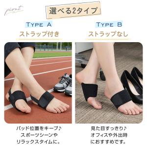アーチサポート 土踏まず 足裏 パッド ゲル ...の詳細画像3