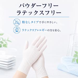 ニトリル手袋 50枚入 使い捨て手袋 粉なしパ...の詳細画像4