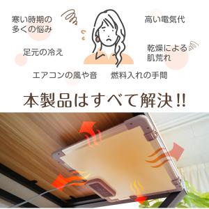 パネルヒーター マグネット 足元 デスク下 遠...の詳細画像1