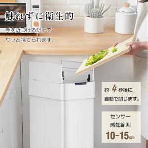ゴミ箱 おしゃれ 自動開閉 分別 スリム キッ...の詳細画像3