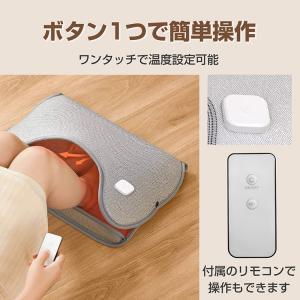 パネルヒーター 足元 折りたたみ デスク下 フ...の詳細画像3