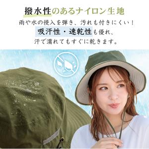 帽子 レディース サファリハット uvカット ...の詳細画像5