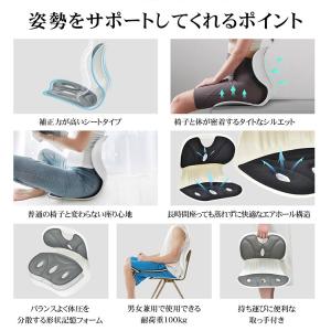 腰痛 クッション 椅子 姿勢サポートチェア 骨...の詳細画像2